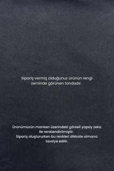 Sakura Çin Düğmeli Lyocell İçlik Elbiseli Takım SİYAH