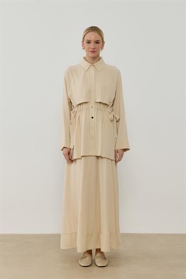 STELLA ETEKLİ TAKIM BEJ