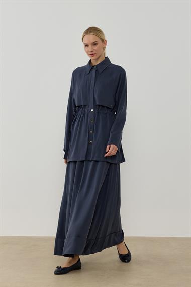 STELLA ETEKLİ TAKIM LACİVERT