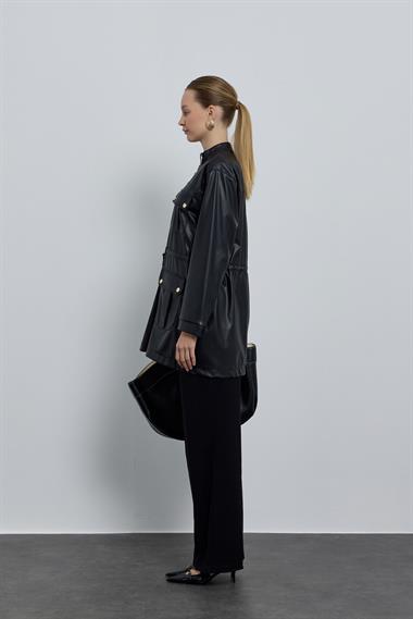 TINA DERİ KAP SİYAH