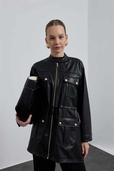 TINA DERİ KAP SİYAH