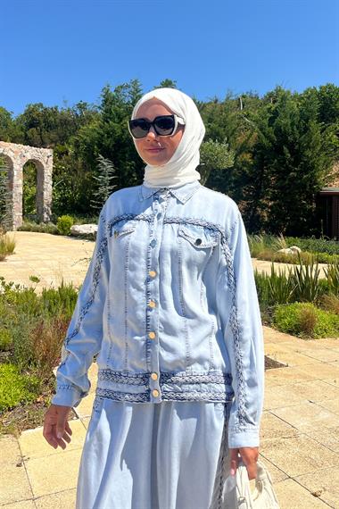 TRACY ETEKLİ TAKIM AÇIK MAVİ