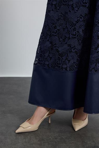 VALENCIA ETEKLİ TAKIM LACİVERT