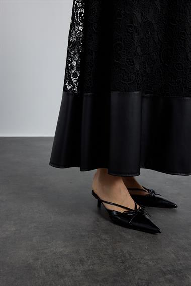 VALENCIA ETEKLİ TAKIM SİYAH