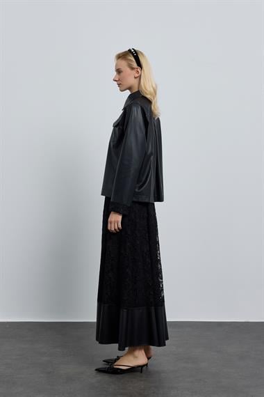 VALENCIA ETEKLİ TAKIM SİYAH