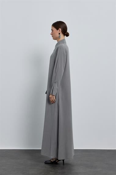 VANESSA ELBİSE GRİ