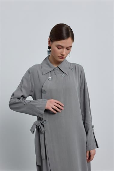 VANESSA ELBİSE GRİ