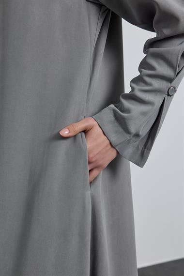 VANESSA ELBİSE GRİ