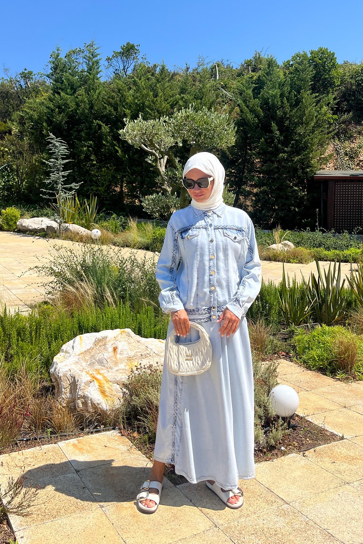 TRACY ETEKLİ TAKIM AÇIK MAVİ