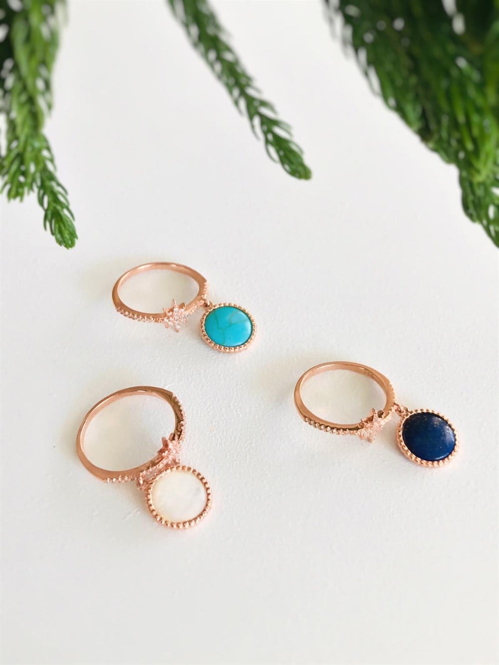 Firuze Taşlı Yüzük