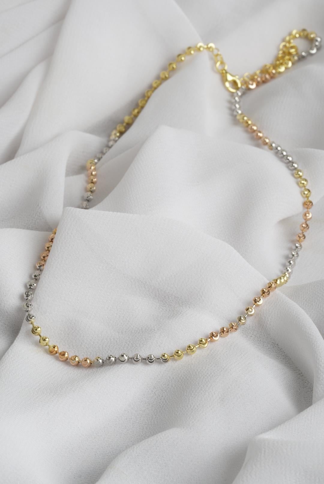 İtalyan 3 Renk Top Zincir