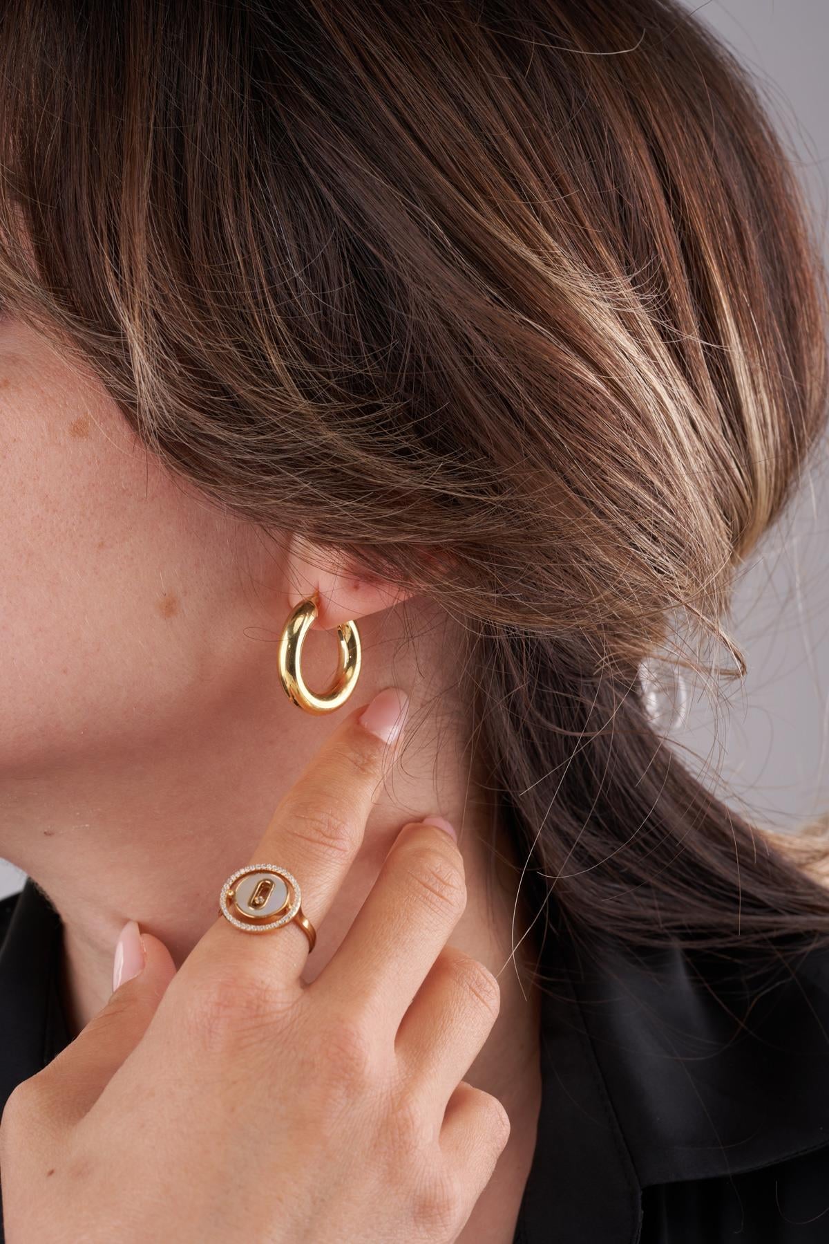 Kalın Boru Halka Küpe