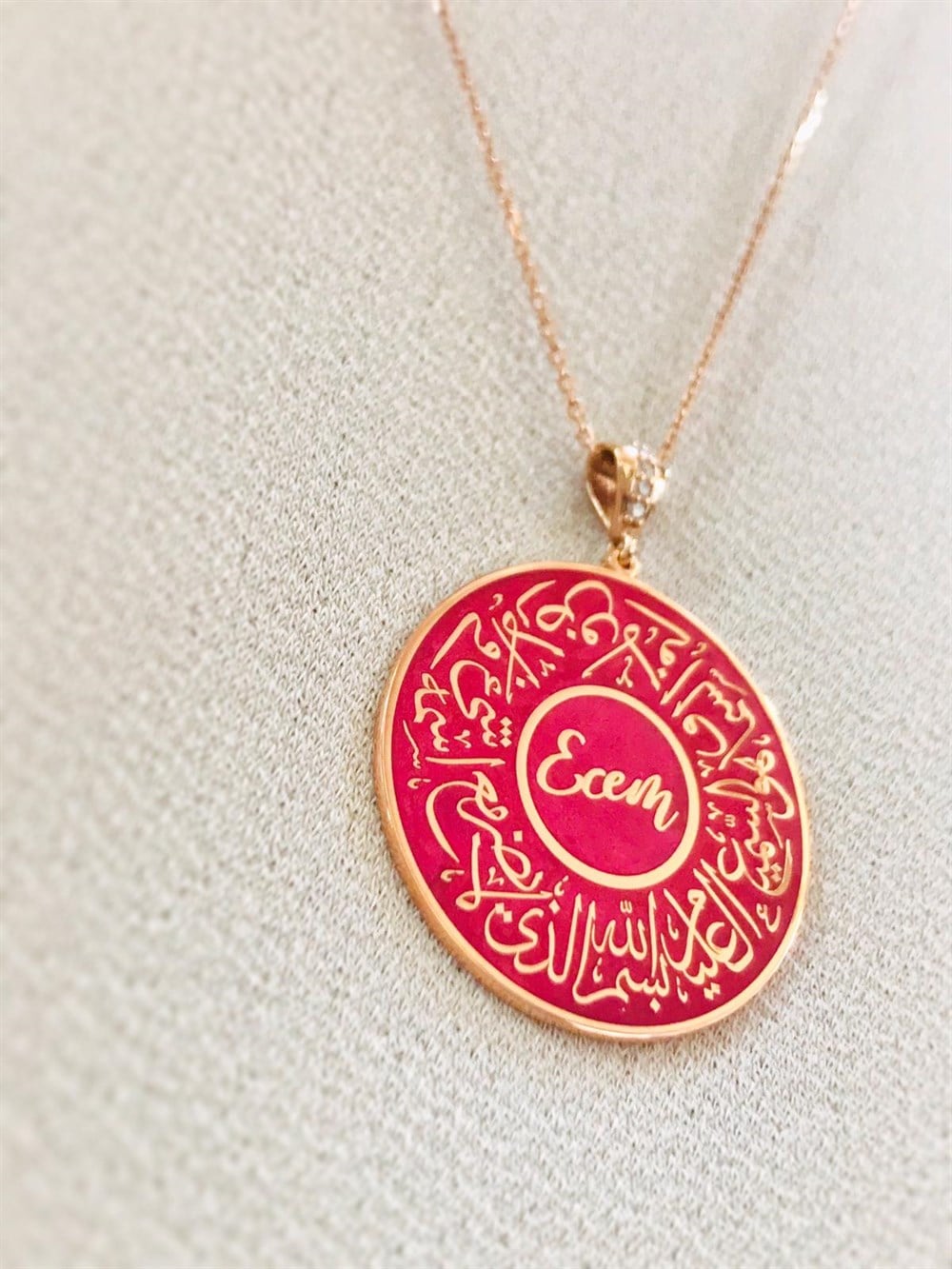 Korunma Duası Kolye