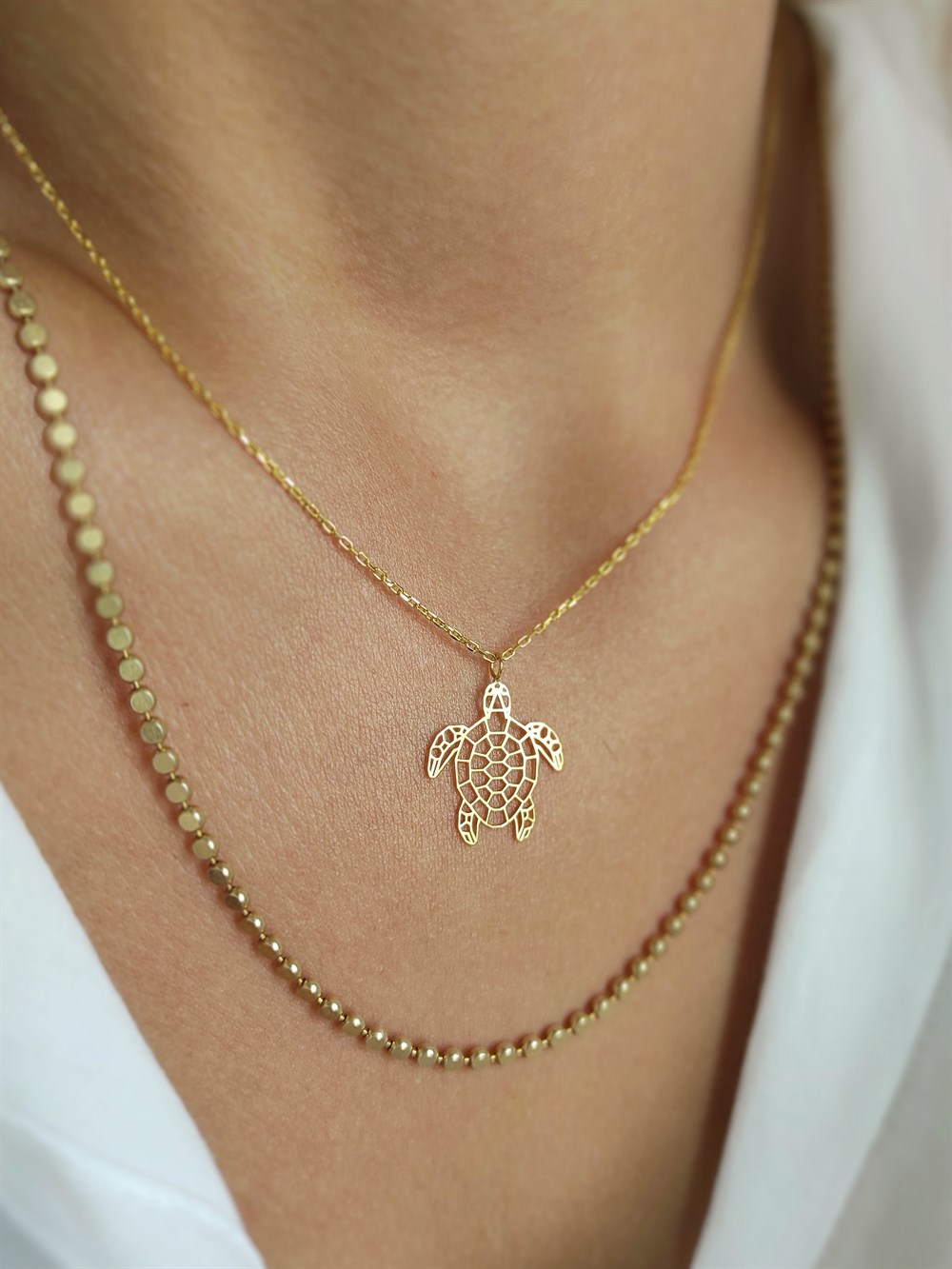 Tasarım Kaplumbağa Kolye