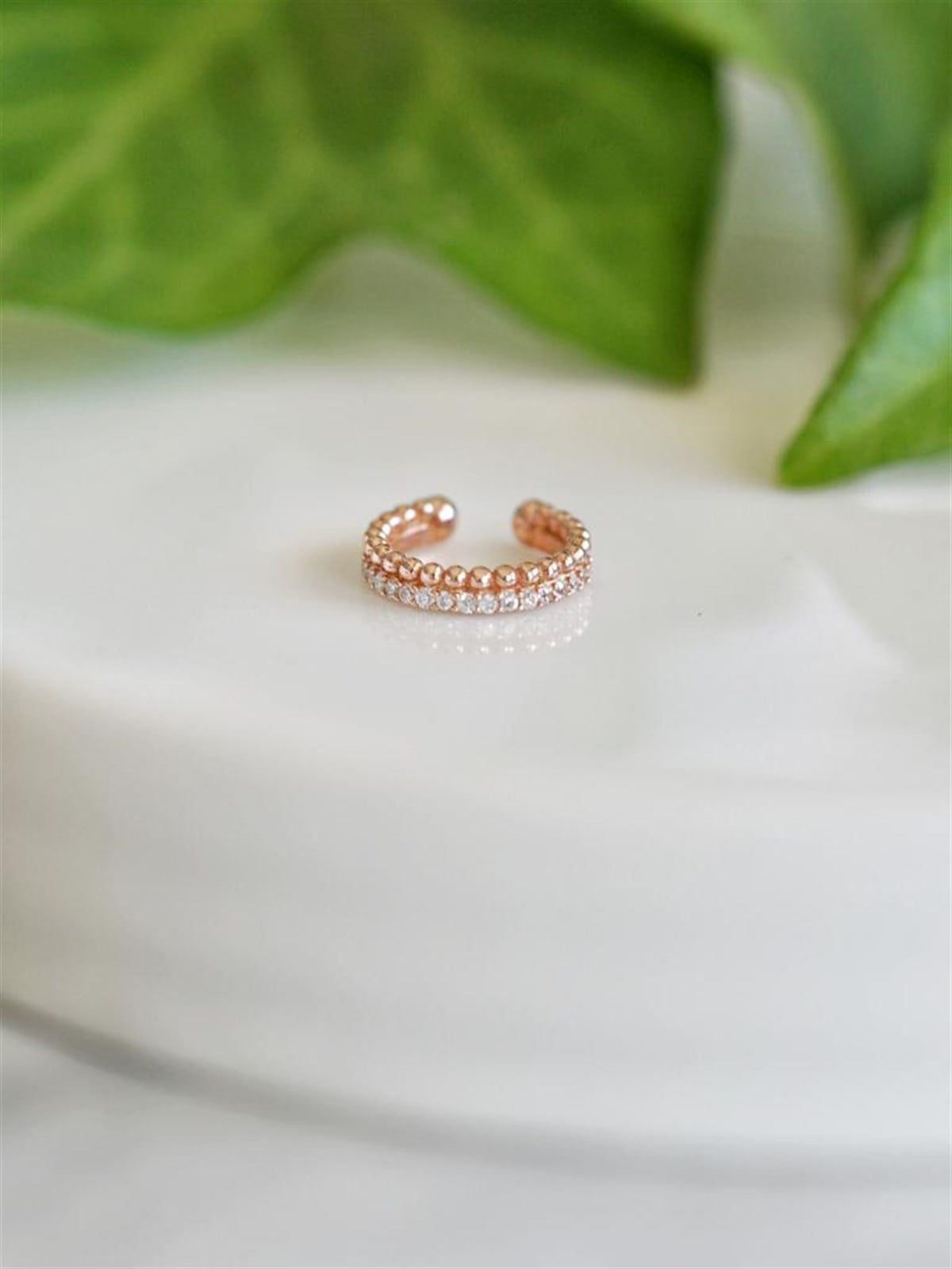 Taşlı Kıkırdak Küpe