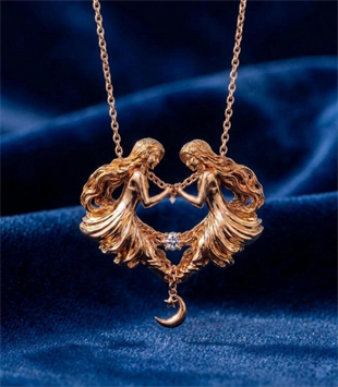 İkizler burç kolye 