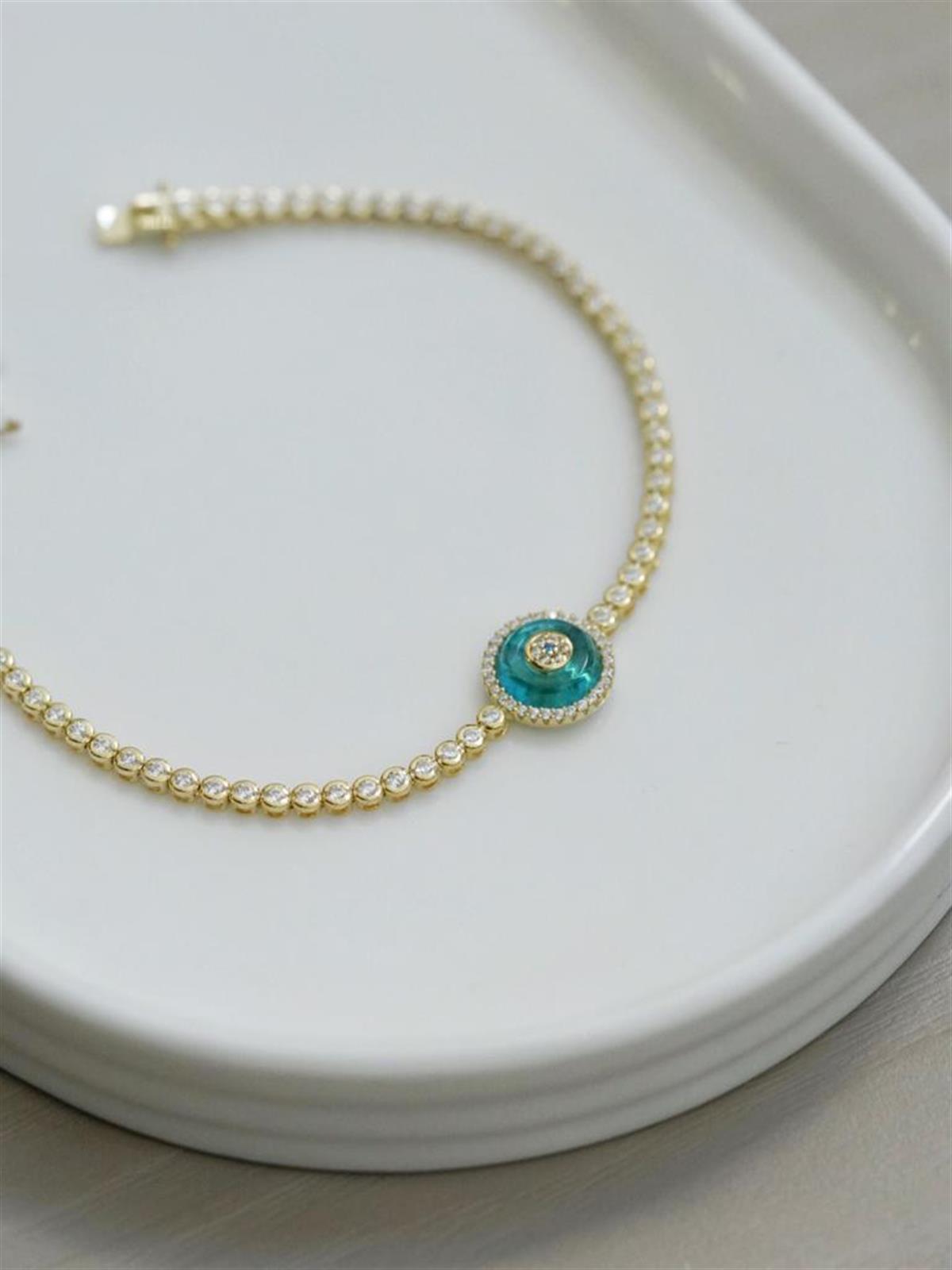 Cam Göz Su Yolu Bileklik