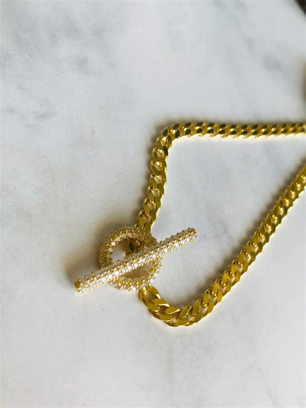 Taşlı Künye Bileklik