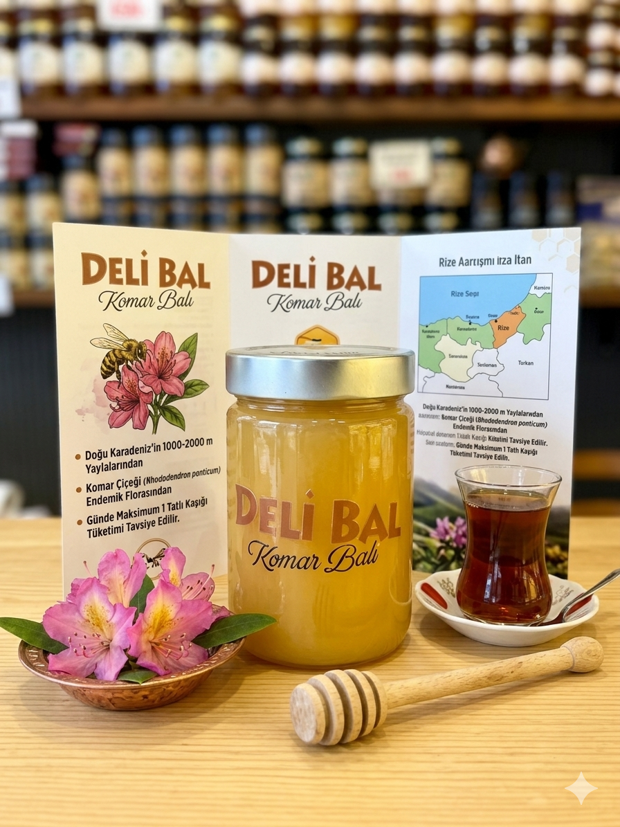 RİZE KOMAR BALI ( DELİ BAL ) 1000 GR