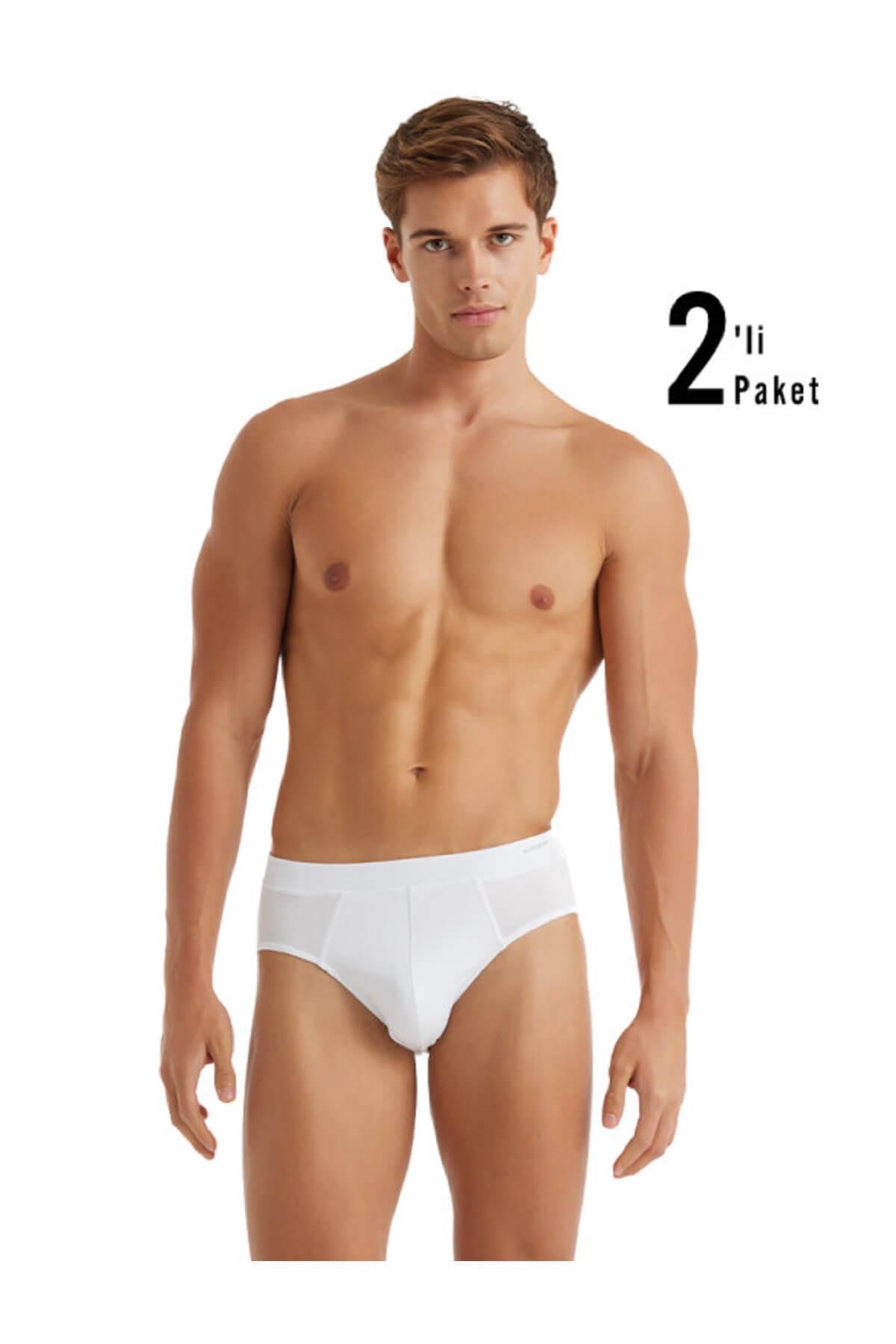 Blackspade 9625 Loose Fit %100 Pamuklu 2'li Ekonomik Paket Erkek Slip