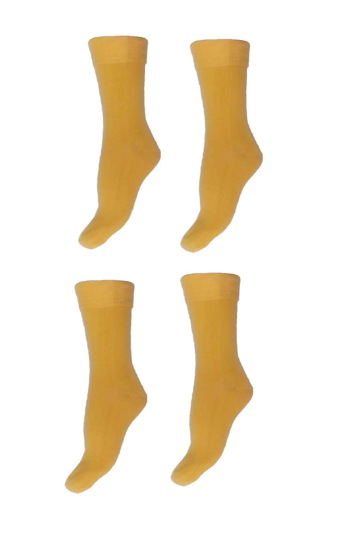 Neşeli Socks 2'li Paket 4 Mevsim Kadın Soket Çorap