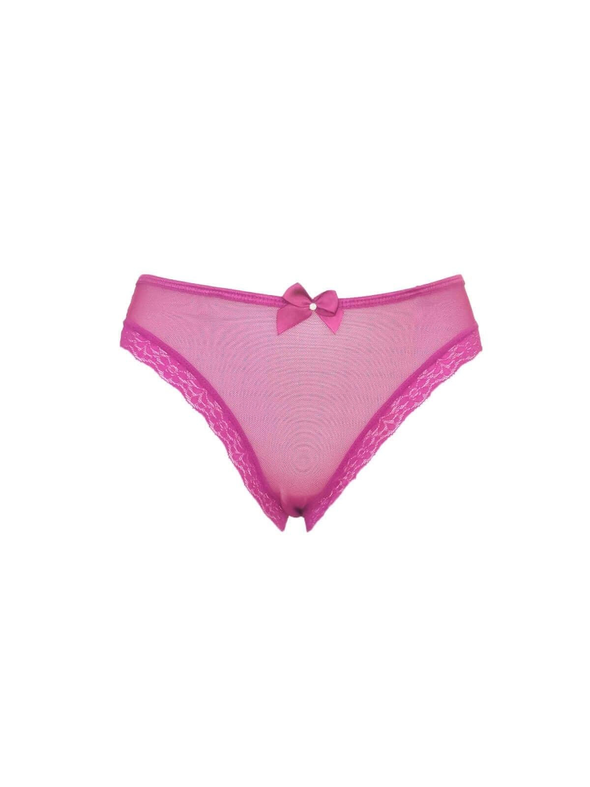 Papatya 07 Mor Fantezi Dantelli Slip