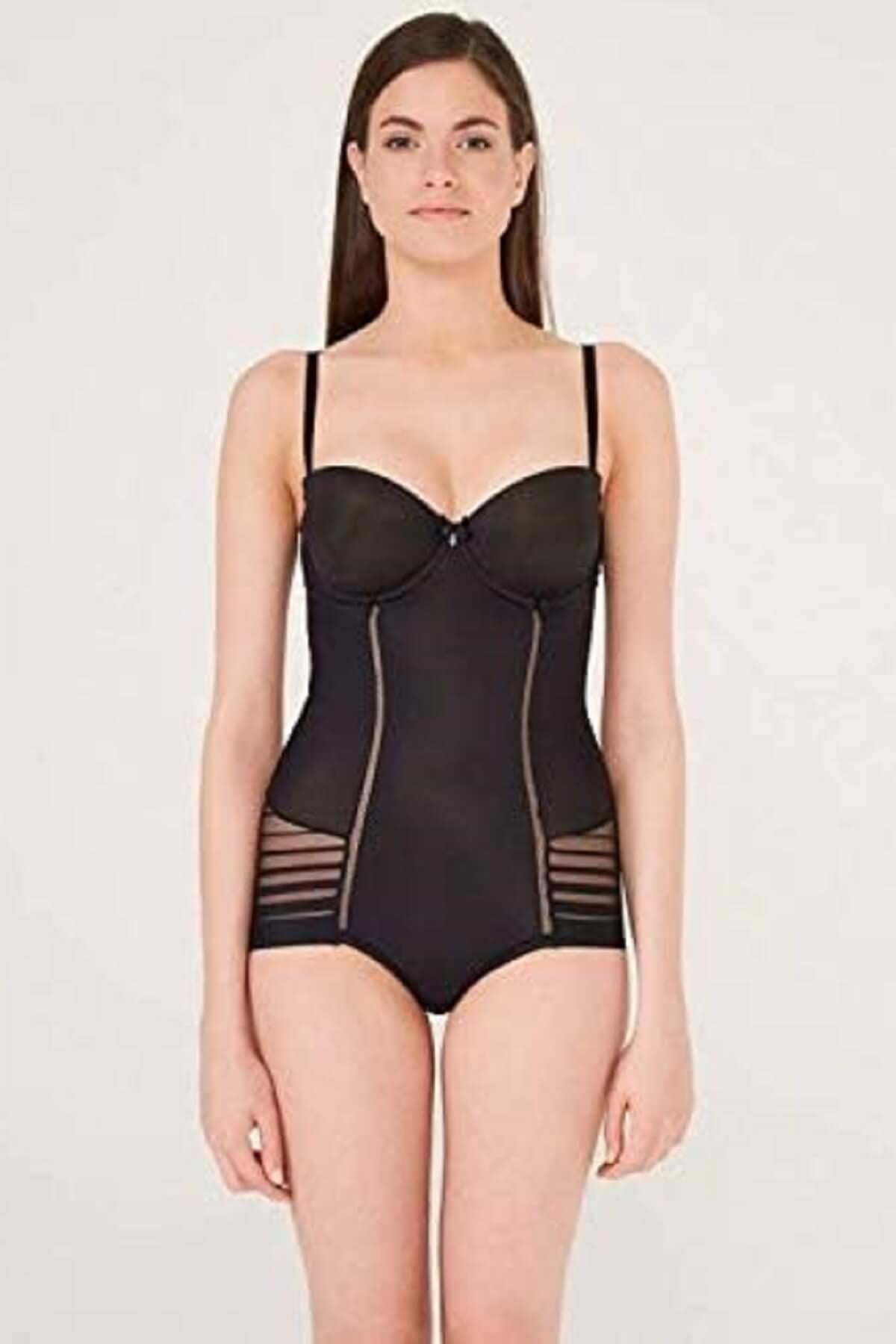 Ten Lingerie 501 112086 Tulip Corset Collection Straplez Kaplı Vücut & Body Korse