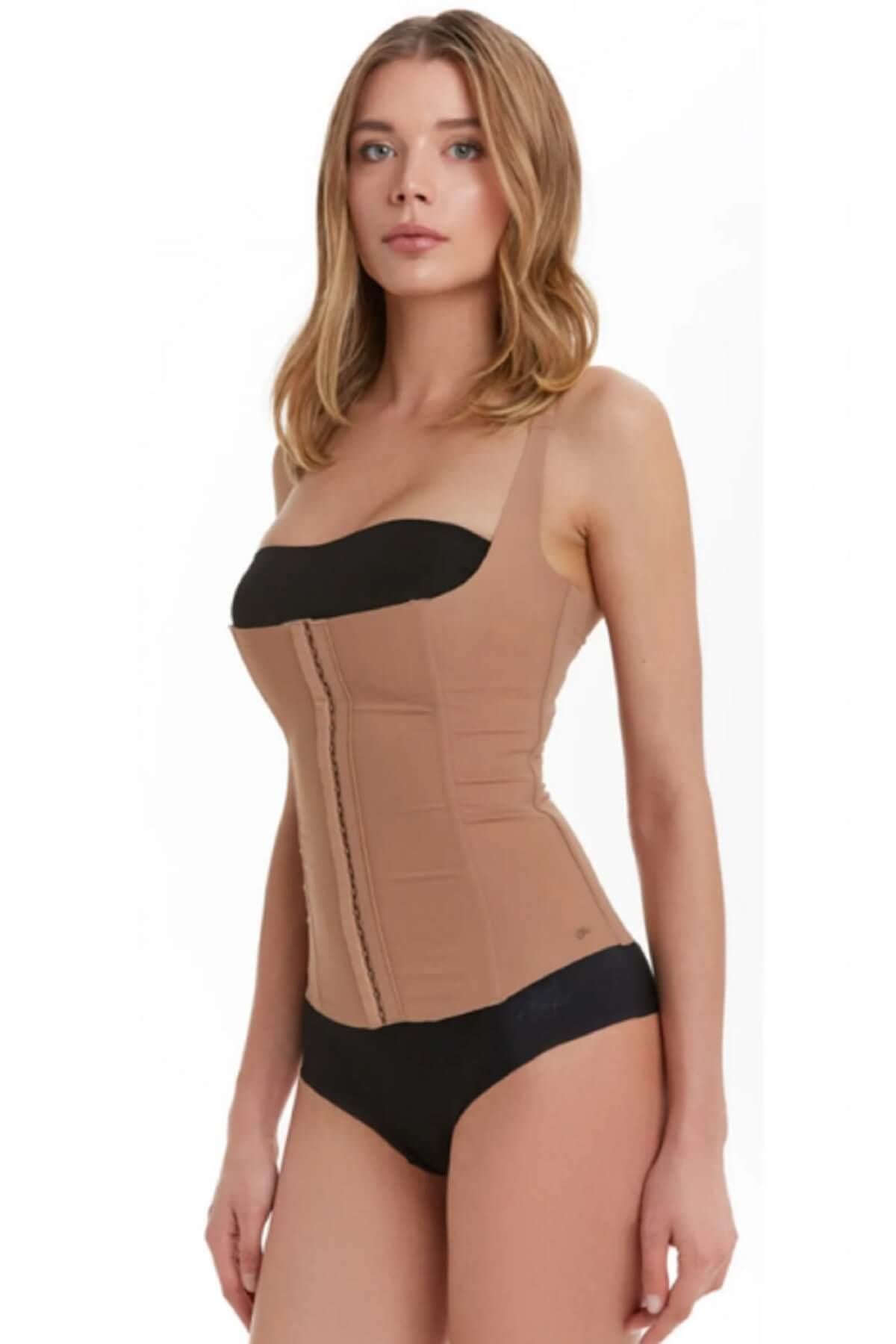 Ten Lingerie 501112114  Linum Series Balenli Yelek Korse