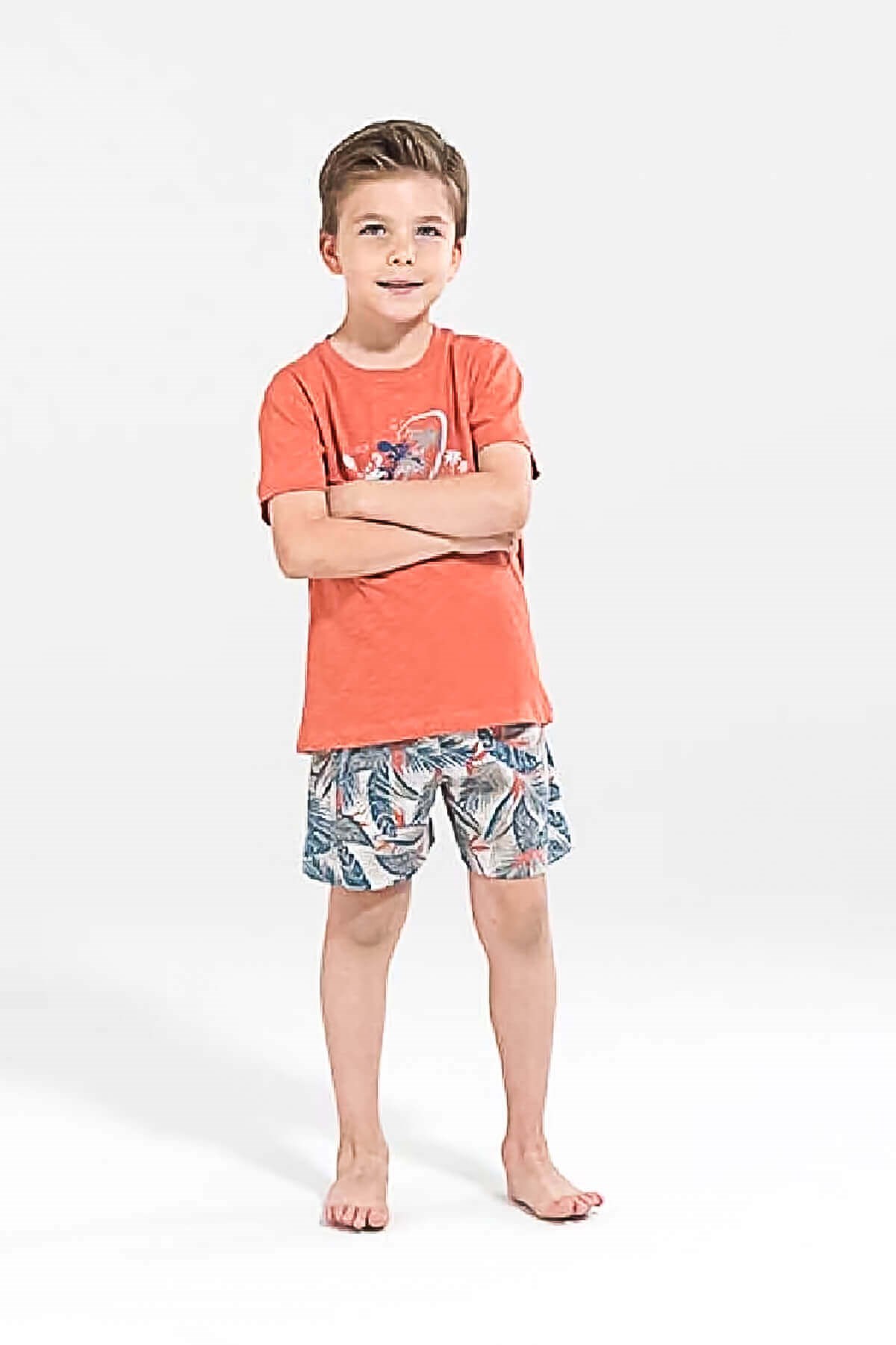 Blackspade %100 Pamuk Erkek Çocuk Short'lu Takımı