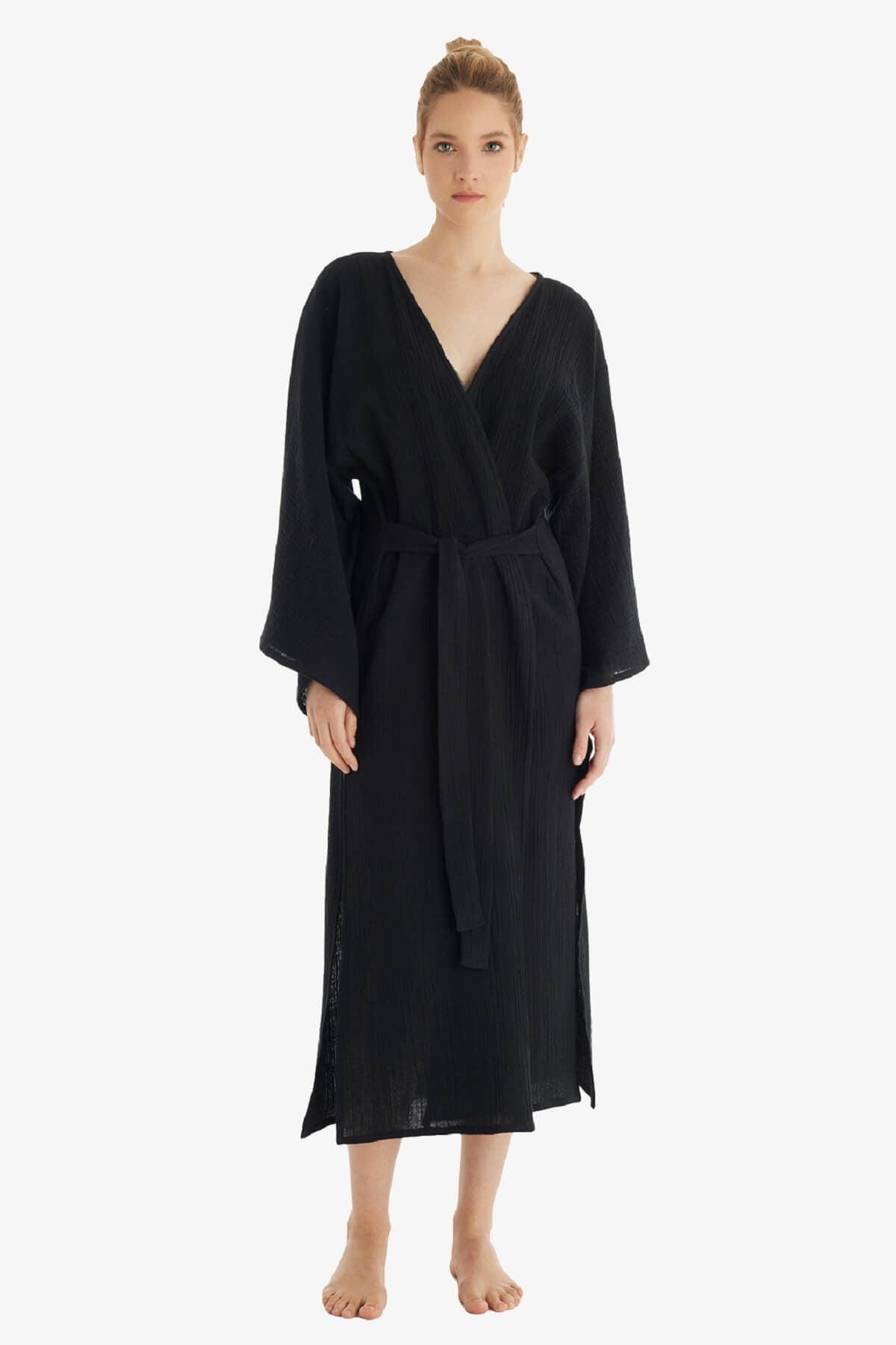 Blackspade 10743 Kadın %100 Pamuk Kadın Uzun Kaftan