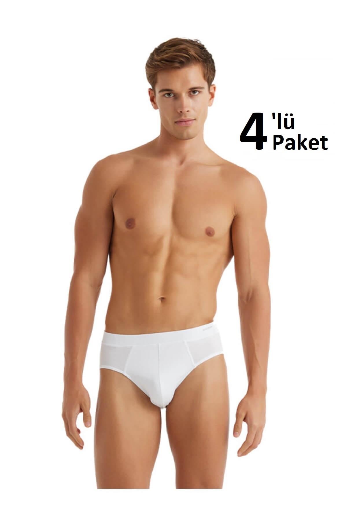 Blackspade 9625 Loose Fit %100 Pamuklu 4'lü Ekonomik Paket Erkek Slip