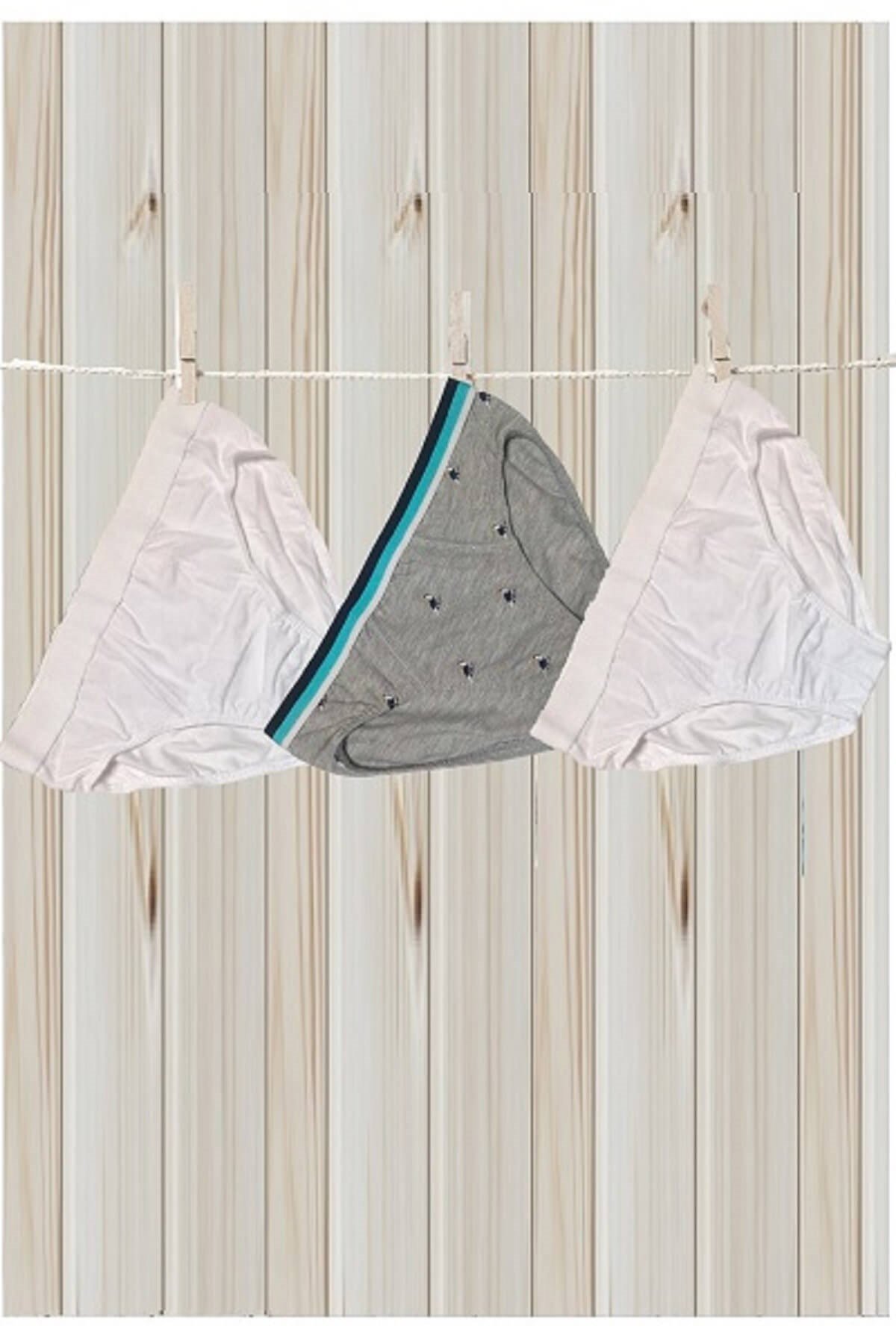 Blackspade Erkek Çocuk %95 Pamuk 3'lü Paket Slip