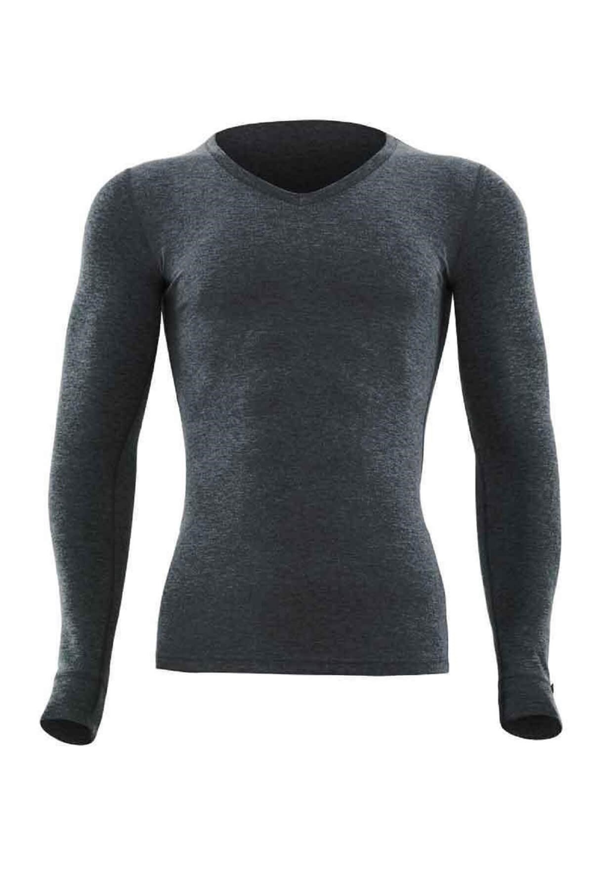 Blackspade Melting Point Erkek V Yaka Uzun Kol Termal Sweatshirt