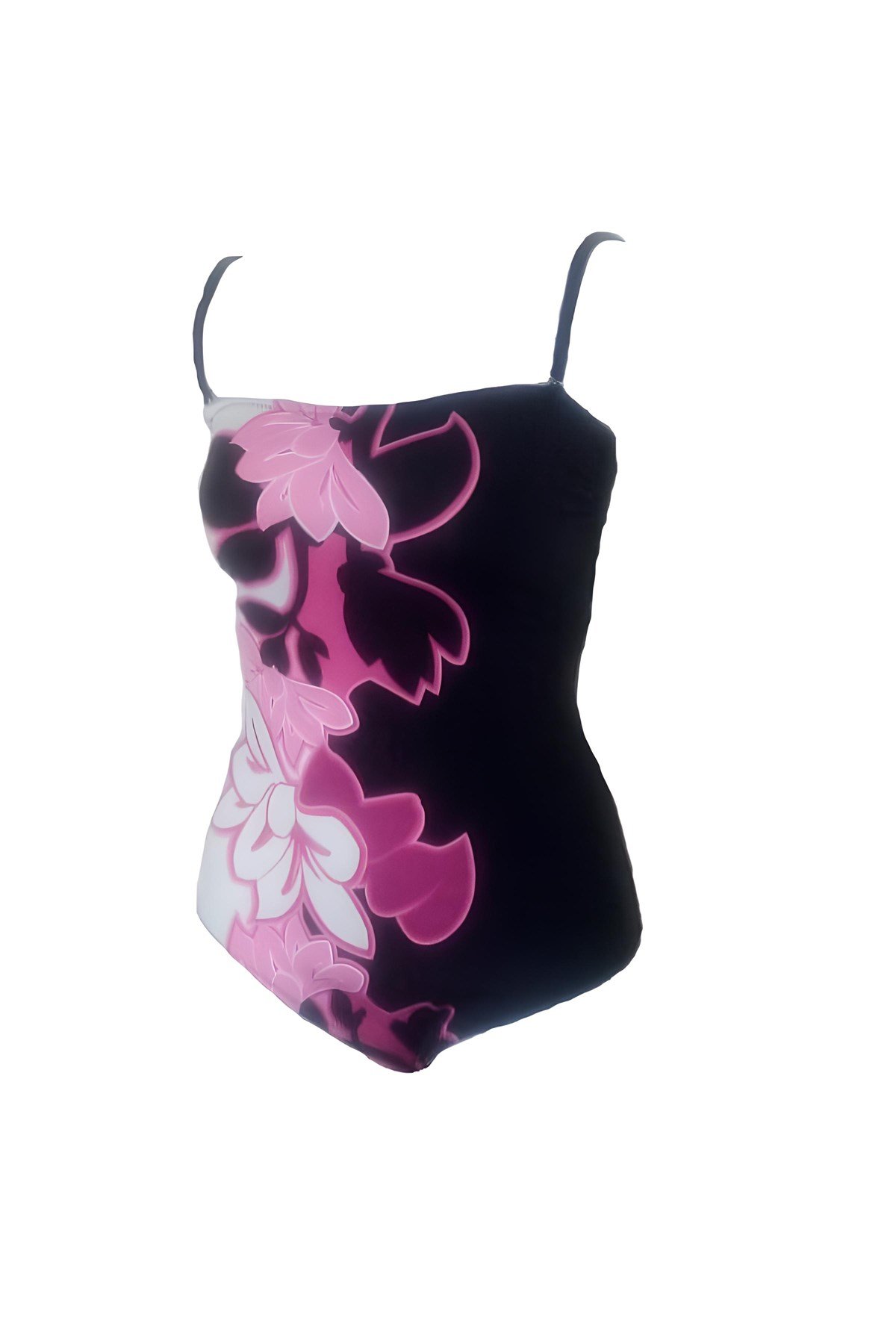 Dagi Kadın Pembe Çiçek Desenli Straplez Mayo