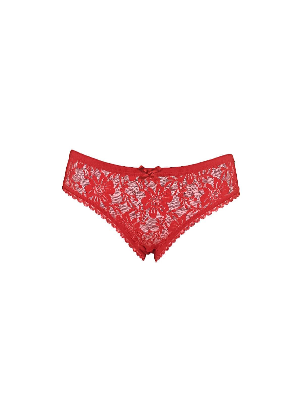 Dondeza 01 Mavi Ribana %60 Pmuklu Dantel Kenarlı Slip