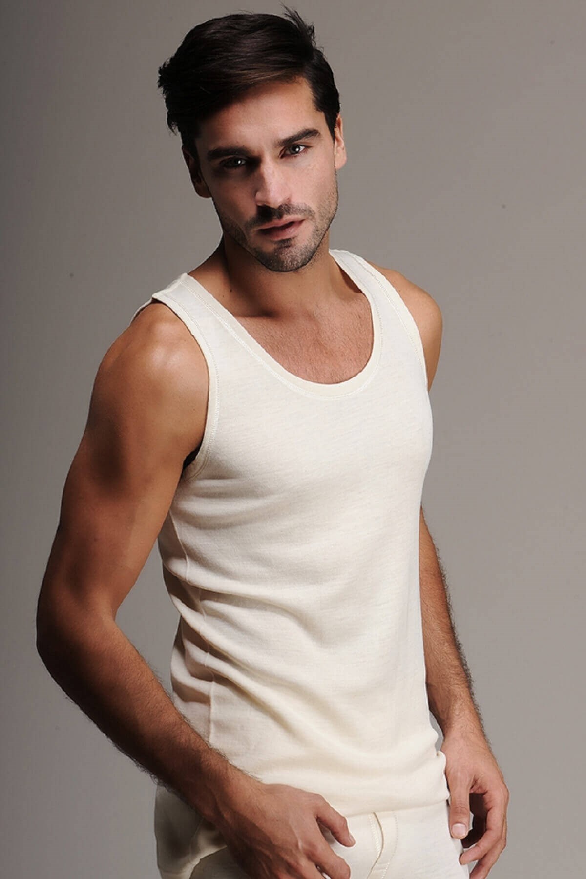 Hasyün Erkek Yün Termal Atlet Üst İçlik