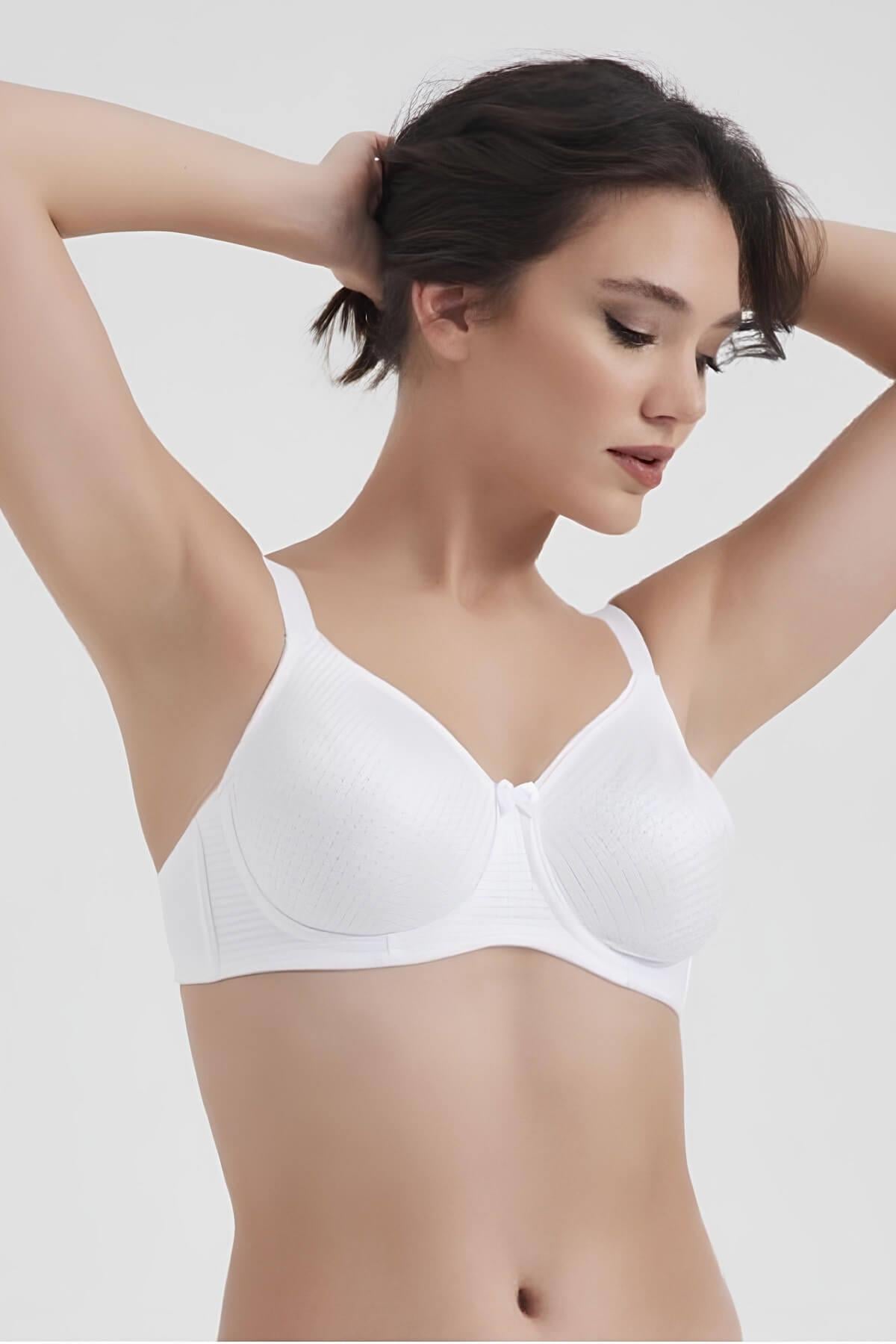 Moonlight 2165 Pamuk ( Cotton ) Minimizer Toparlayıcı Balenli Sütyen 
