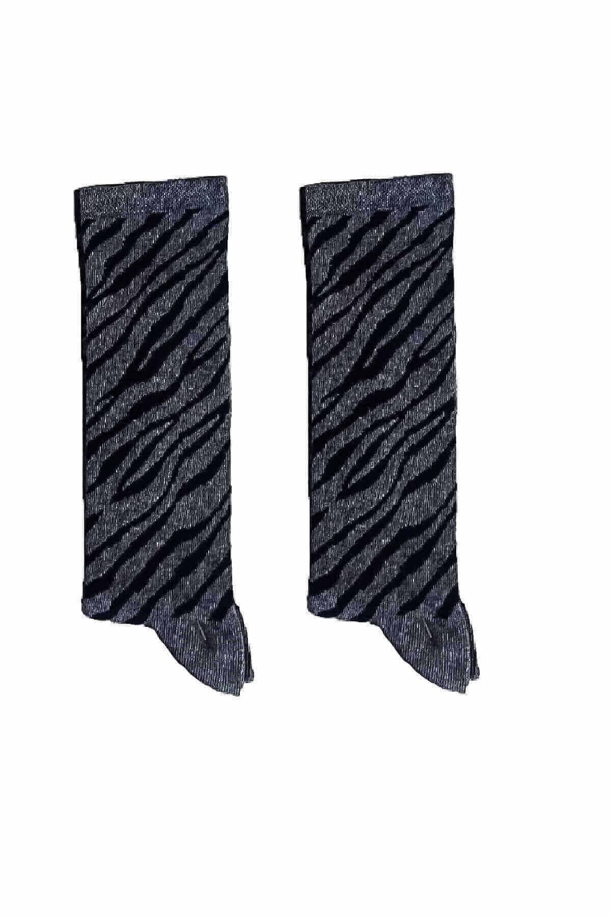 Neşeli Socks 2'li Paket 4 Mevsim Kadın Soket Çorap