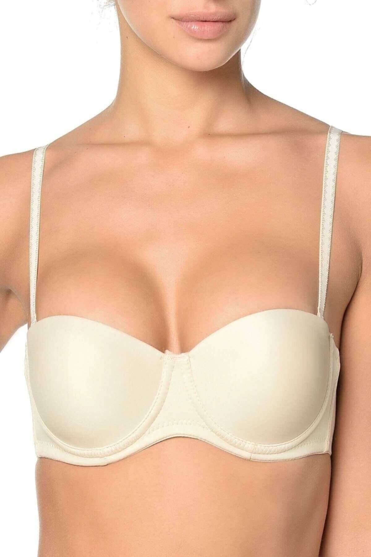 Orkide 2850 Destekli & Dolgulu Balenli Straplez Sütyen