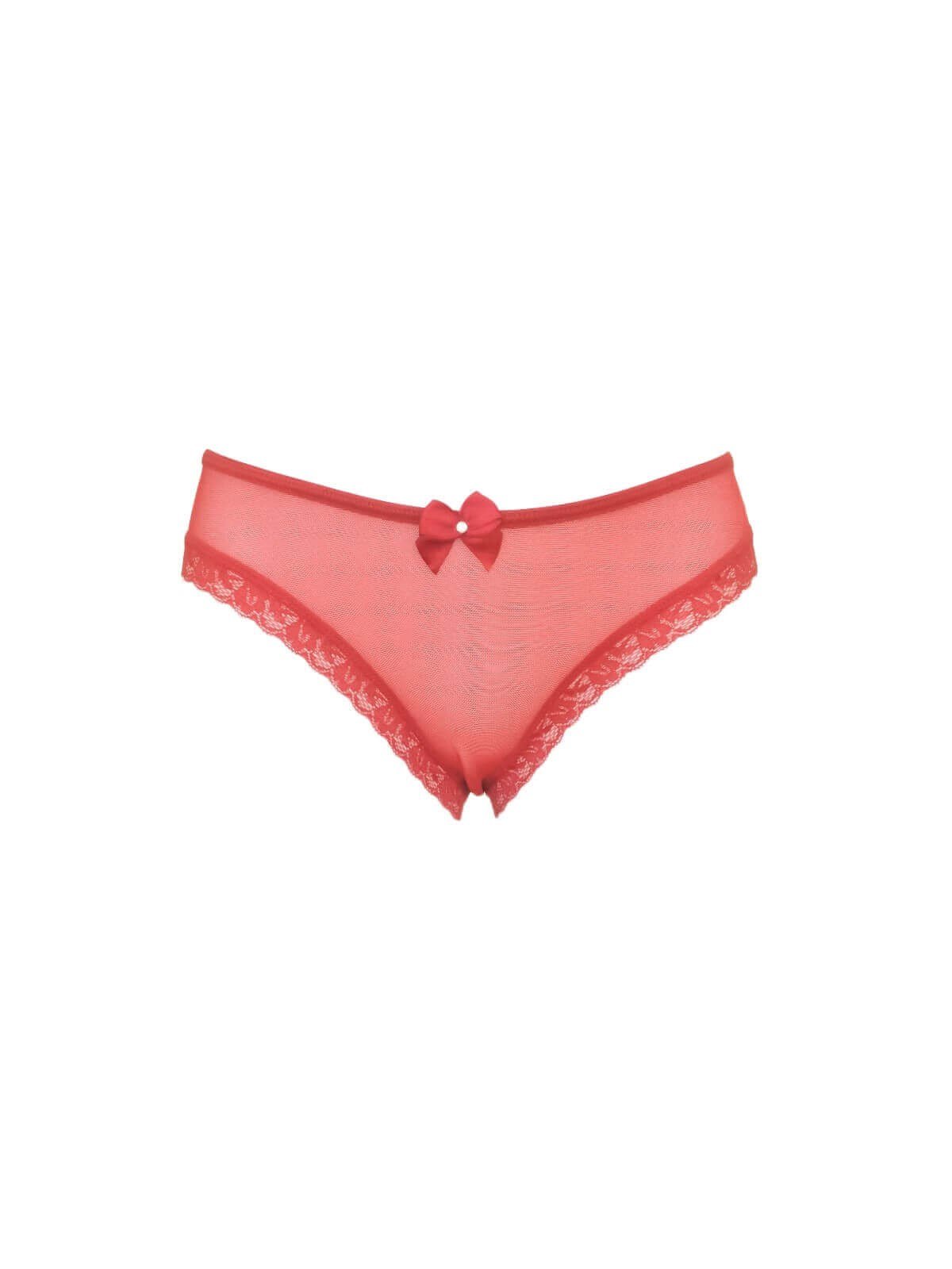 Papatya 03 Kırmızı Fantezi Dantel Detaylı Slip