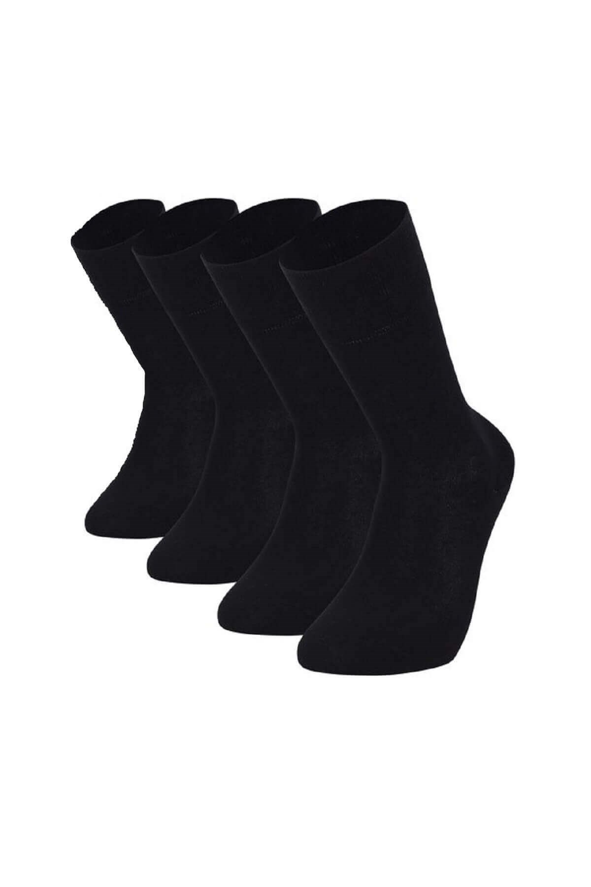 Socken 4'lü Paket 39-42 Numara 4 Mevsim Unisex Soket Çorap