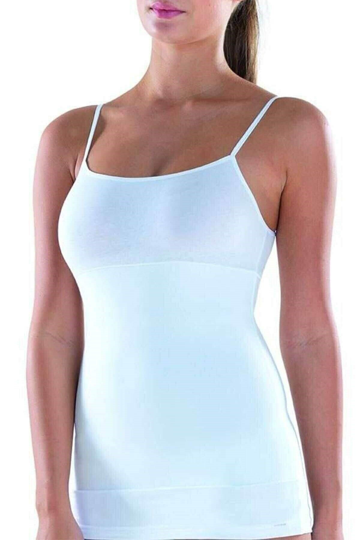 Whkmp's Own Kadın Pamuk İnce Askılı Illusion Korse Atlet