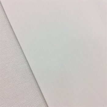 Tissu Popeline de Coton Blanc