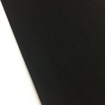 Tissu Popeline de Coton Noir