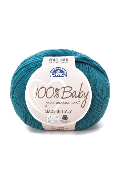 Laine Layette Baby Merino DMC - Bleu Canard 084