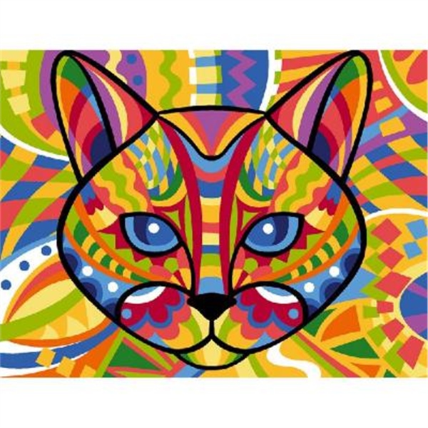 Canevas Margot de Paris - Le Chat Color Cat - 50 x 65