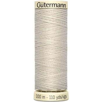 Bobine de Fil Gütermann 100m - Écru n° 299