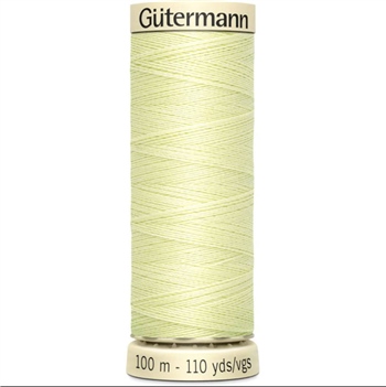 Bobine de Fil Gütermann 100m - Jaune n° 292