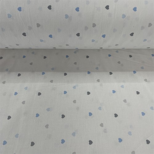 Tissu 100 % Coton Bio - Petits Coeurs