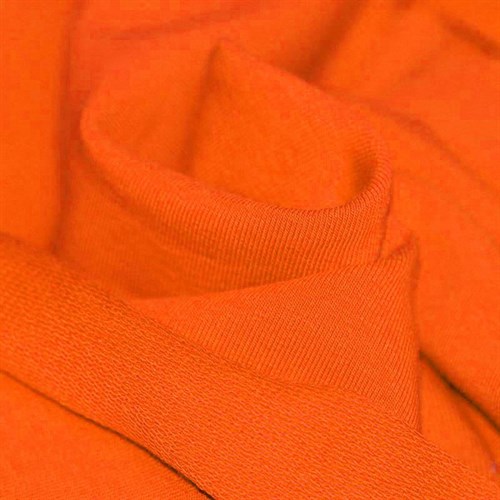 Tissu Jersey Sweat - Orange